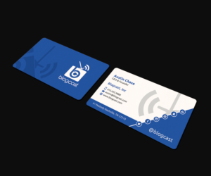 Business Card Design by JK18 for Blogcast.com | Design: #15182819