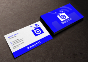 Business Card Design by Creations Box 2015 for Blogcast.com | Design: #15196887