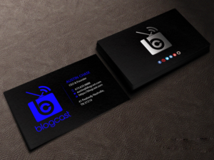 Business Card Design by Creations Box 2015 for Blogcast.com | Design: #15196906