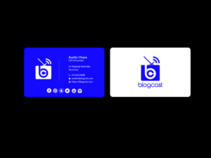 Business Card Design by Creations Box 2015 for Blogcast.com | Design: #15196911