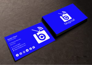 Business Card Design by Creations Box 2015 for Blogcast.com | Design: #15196914