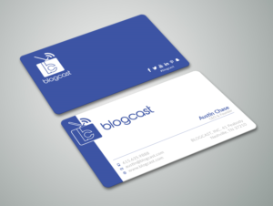 Business Card Design by Graphic Flame for Blogcast.com | Design: #15193036
