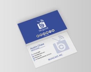 Business Card Design by Mahmoud Nasr  for Blogcast.com | Design #15186029