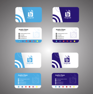 Business Card Design by Dren B. for Blogcast.com | Design: #15232031