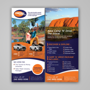 Flyer Design by Mariyam Khan for Central Car Rentals | Design: #15200746