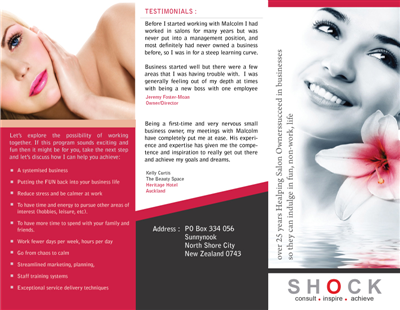 Design de Brochure par ReckonCreations pour Shock Consult | Design #37672