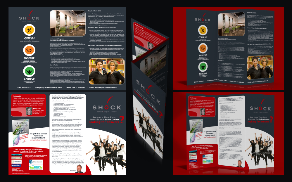 Design de Brochure par SiddKidd pour Shock Consult | Design #39056