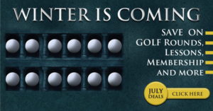 WINTER IS COMING - Golf Course July Deals | Flyer-Design von Gfx.26™