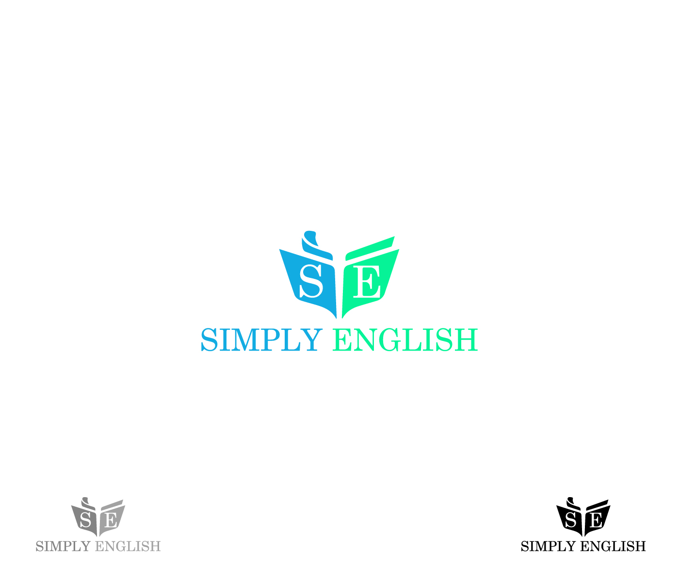 Logo Design by Cog Creation for Simply English | Design #15202517