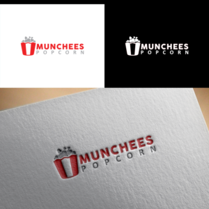 Logo Design by webeezine for Munchees Popcorn | Design: #15194773