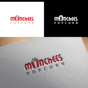 Logo Design by webeezine for Munchees Popcorn | Design: #15194777