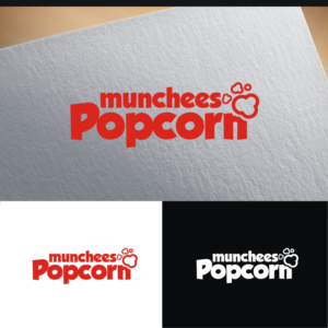 Logo Design by webeezine for Munchees Popcorn | Design: #15199499