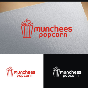 Logo Design by webeezine for Munchees Popcorn | Design: #15199500