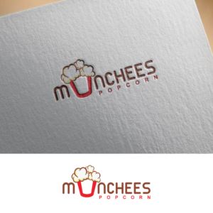 Logo Design by webeezine for Munchees Popcorn | Design: #15242855