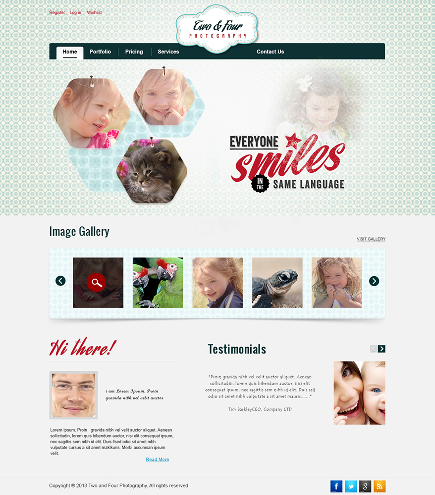 Web Design by kecy08 for this project | Design #2637698