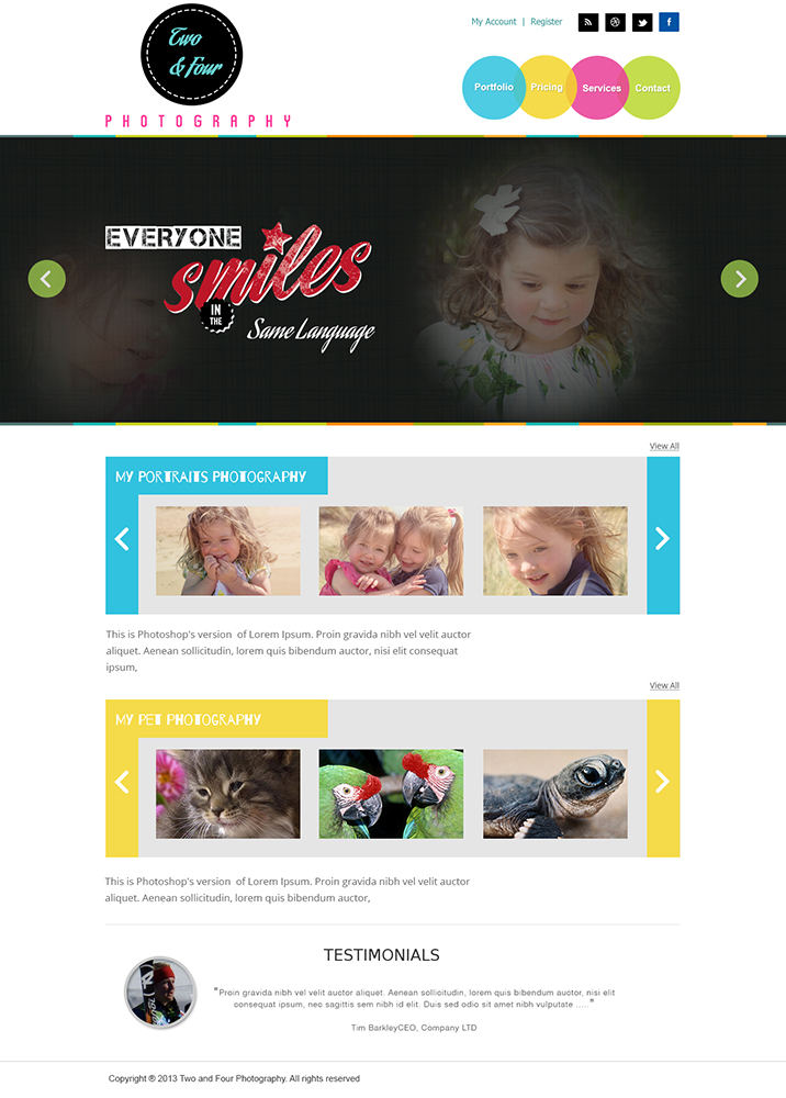Web Design by kecy08 for this project | Design #2650891