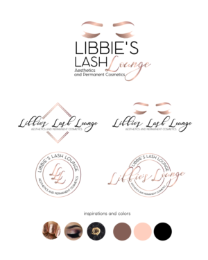 Logo Design by Anekaa for Libbie's Lash Lounge  | Design: #15198581