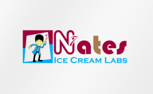 N7ates Ice Cream Labs (the 7 can be exponenciate as the Nitrogen symbol) | Logo-Design von edge design
