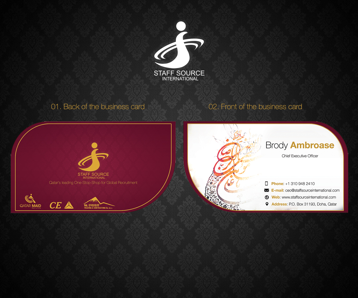 Business Card Design by Berdila Florin for this project | Design #2578662