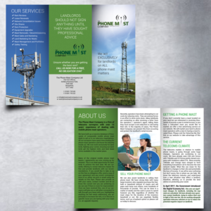 Flyer Design by uk for The Phone Mast Company Ltd | Design: #15222835