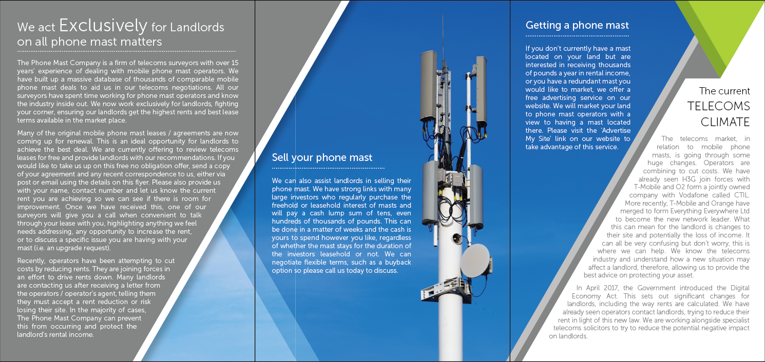 Flyer-Design von Akshar Shailesh für The Phone Mast Company Ltd | Design #15212472