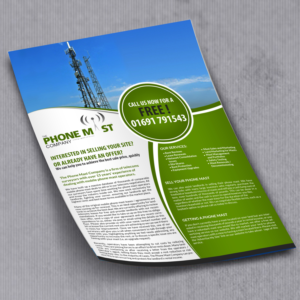 Flyer Design by debdesign for The Phone Mast Company Ltd | Design: #15197489