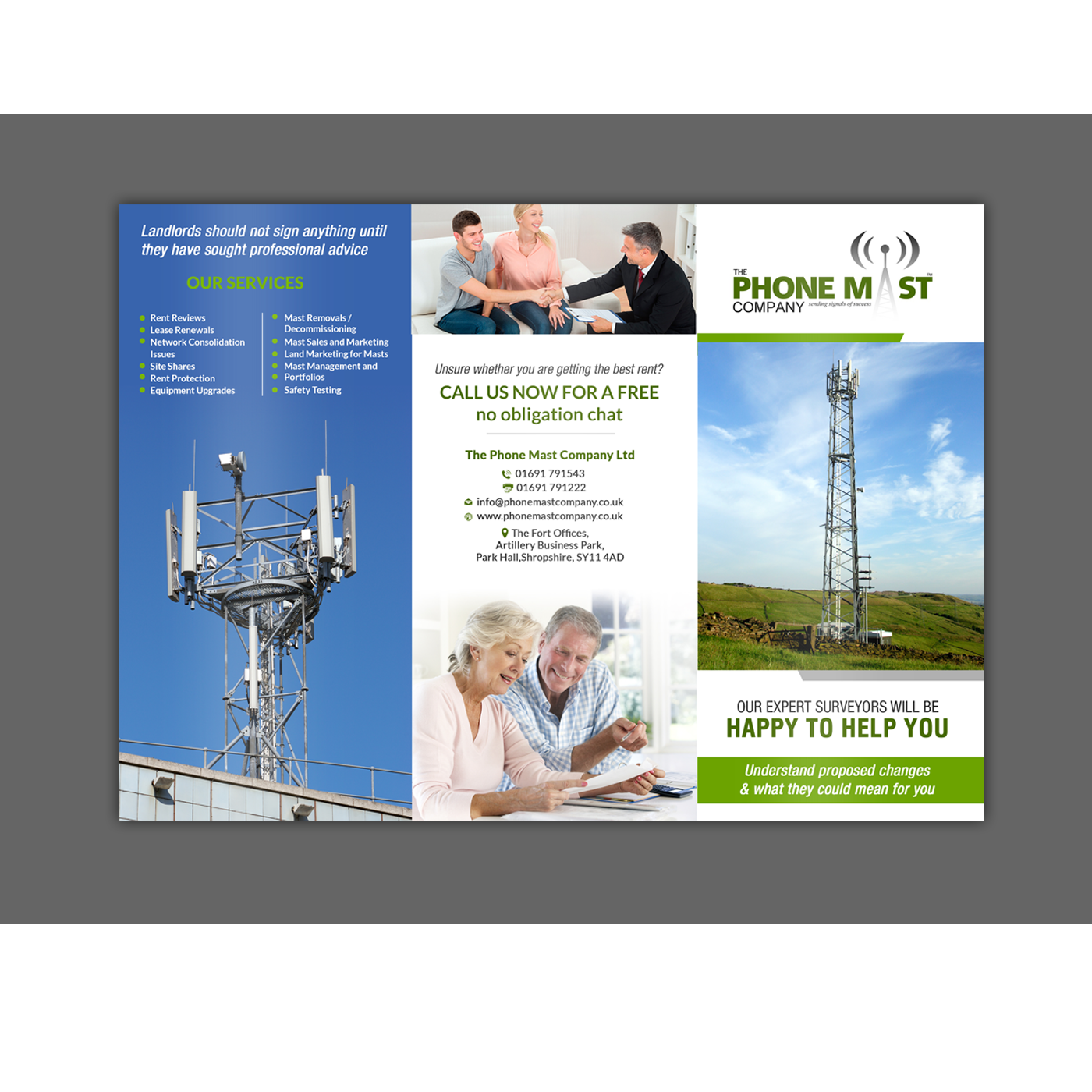 Diseño de Flyer por creative.bugs para The Phone Mast Company Ltd | Diseño #15213226