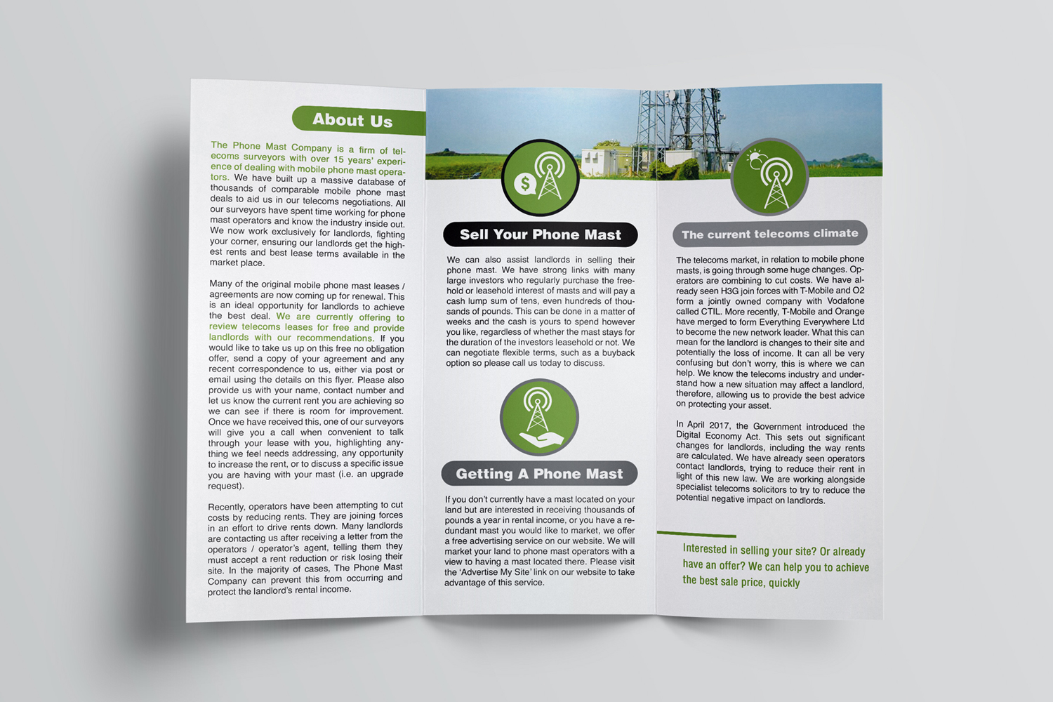 Flyer-Design von - SWING - für The Phone Mast Company Ltd | Design #15219007