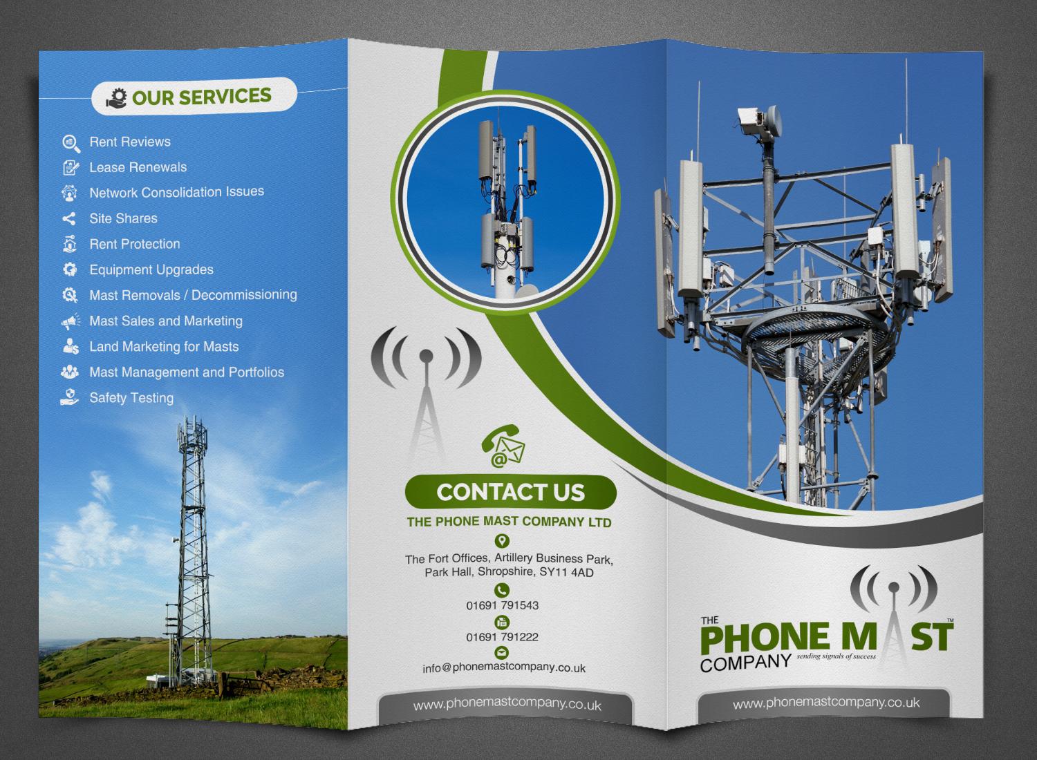 Flyer Design by SAI DESIGNS for The Phone Mast Company Ltd | Design #15211321