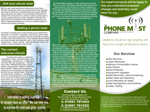 Flyer Design by R.Bello for The Phone Mast Company Ltd | Design: #15221222