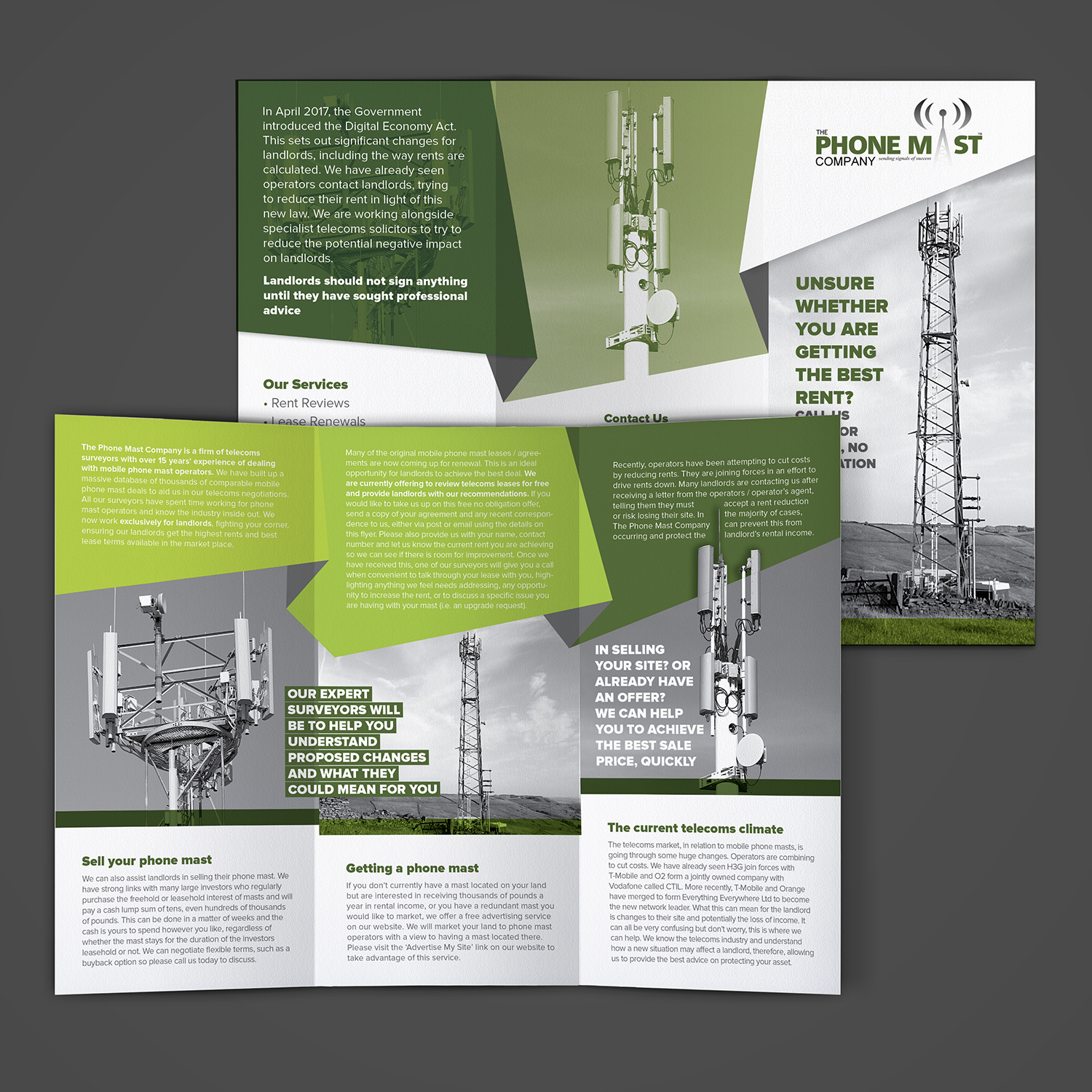 Diseño de Flyer por banedsgn para The Phone Mast Company Ltd | Diseño #15223891