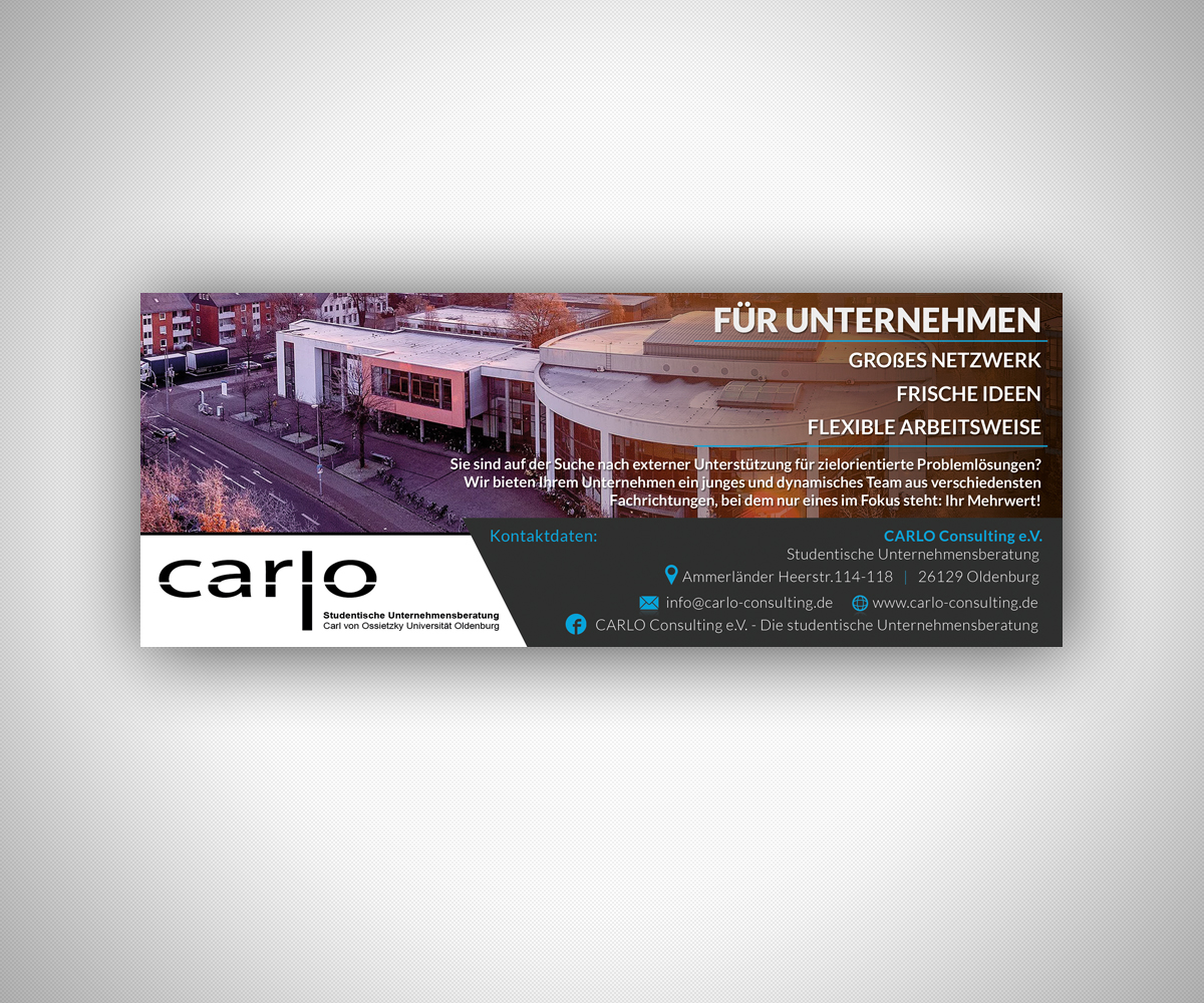 Flyer Design by neboica for CARLO Consulting e.V. | Design #15208960