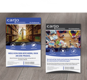 Flyer Design by alex989 for CARLO Consulting e.V. | Design: #15231939