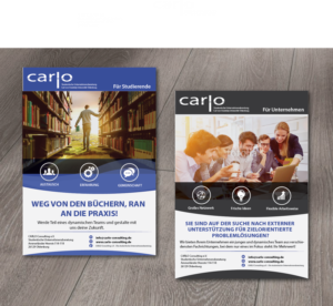 Flyer Design by alex989 for CARLO Consulting e.V. | Design: #15246318