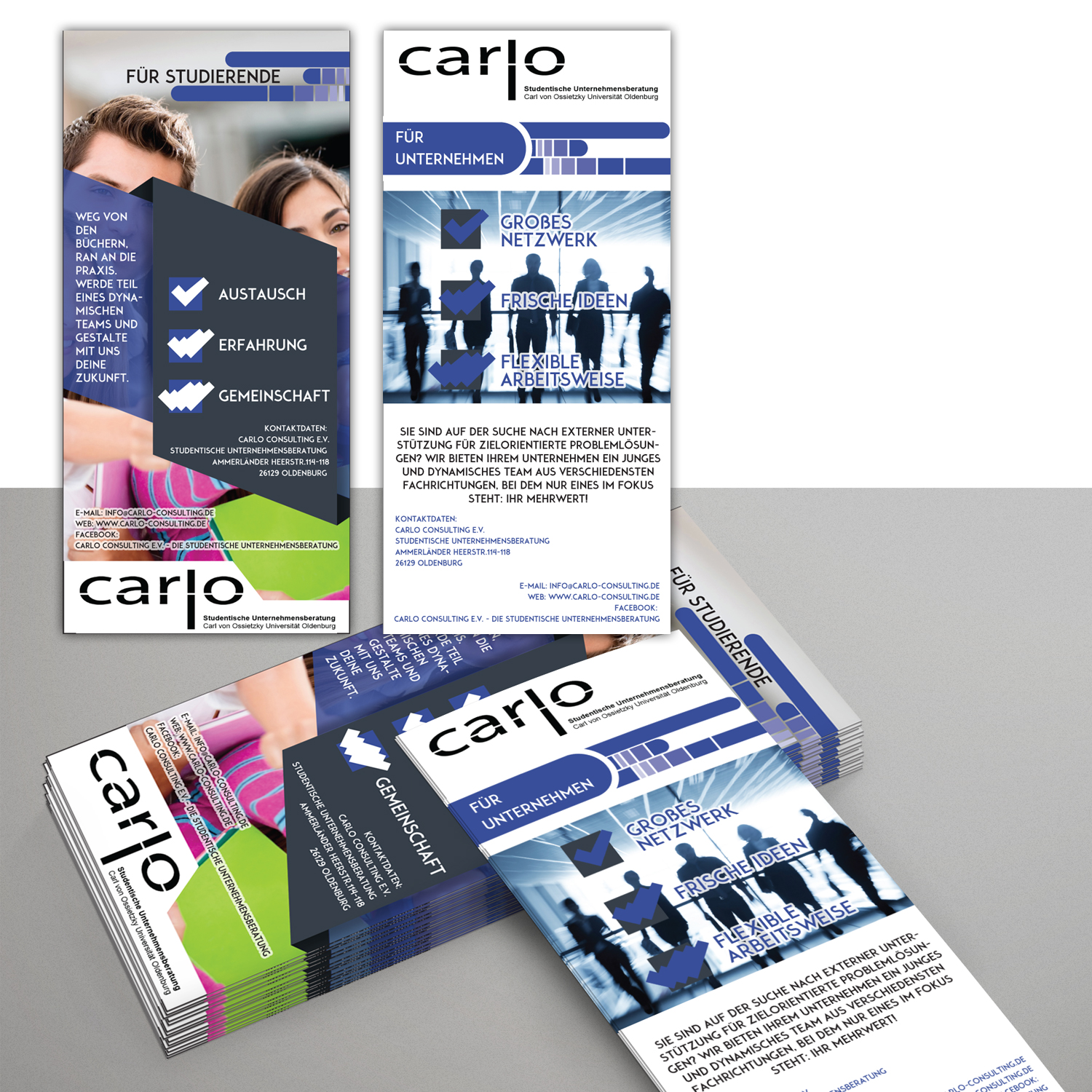 Flyer Design by at-as for CARLO Consulting e.V. | Design #15250177