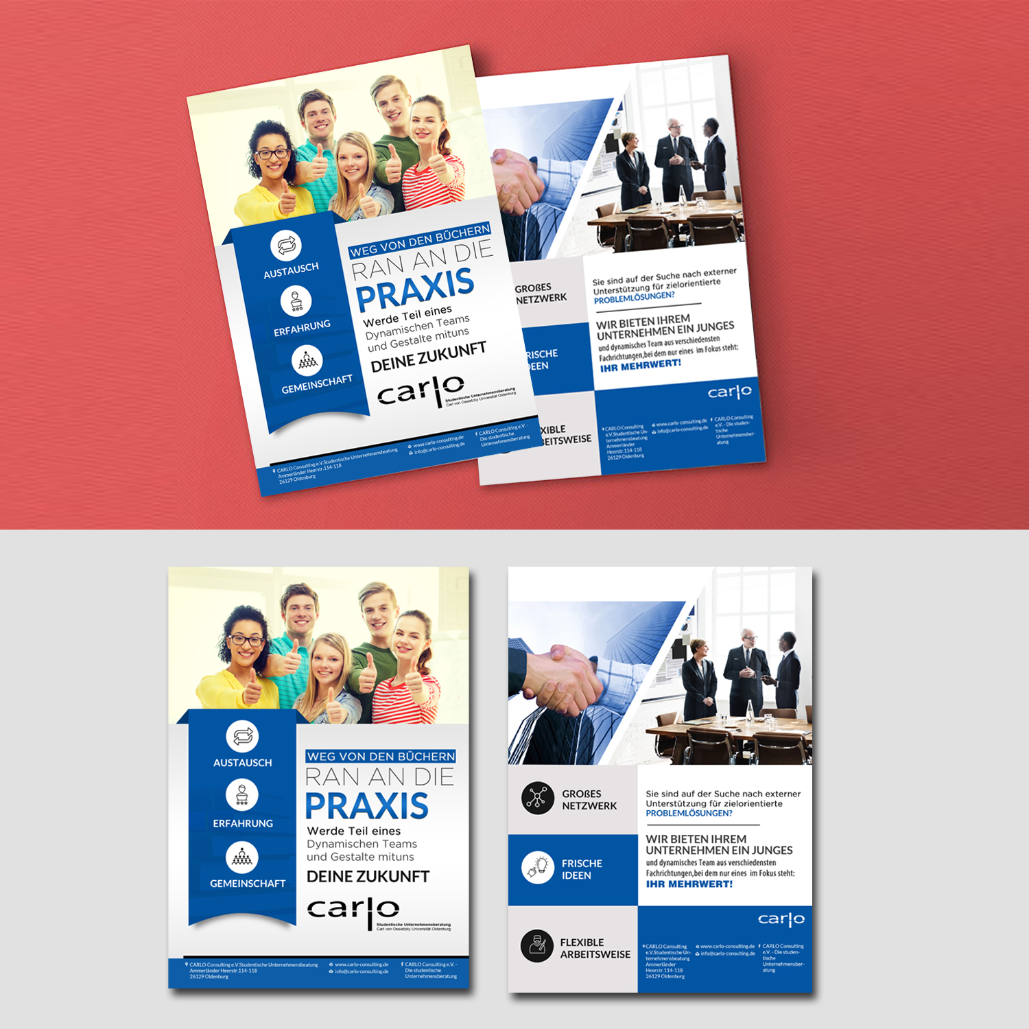 Flyer Design by creative.bugs for CARLO Consulting e.V. | Design #15221917