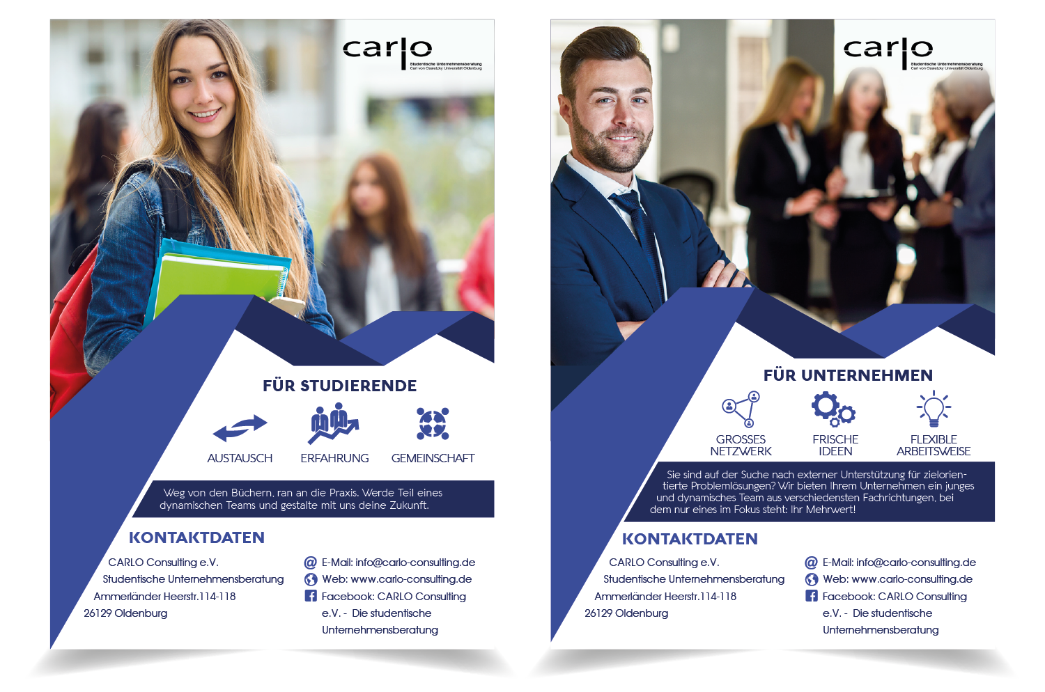 Flyer Design by youssef.elhormaoui for CARLO Consulting e.V. | Design #15270446