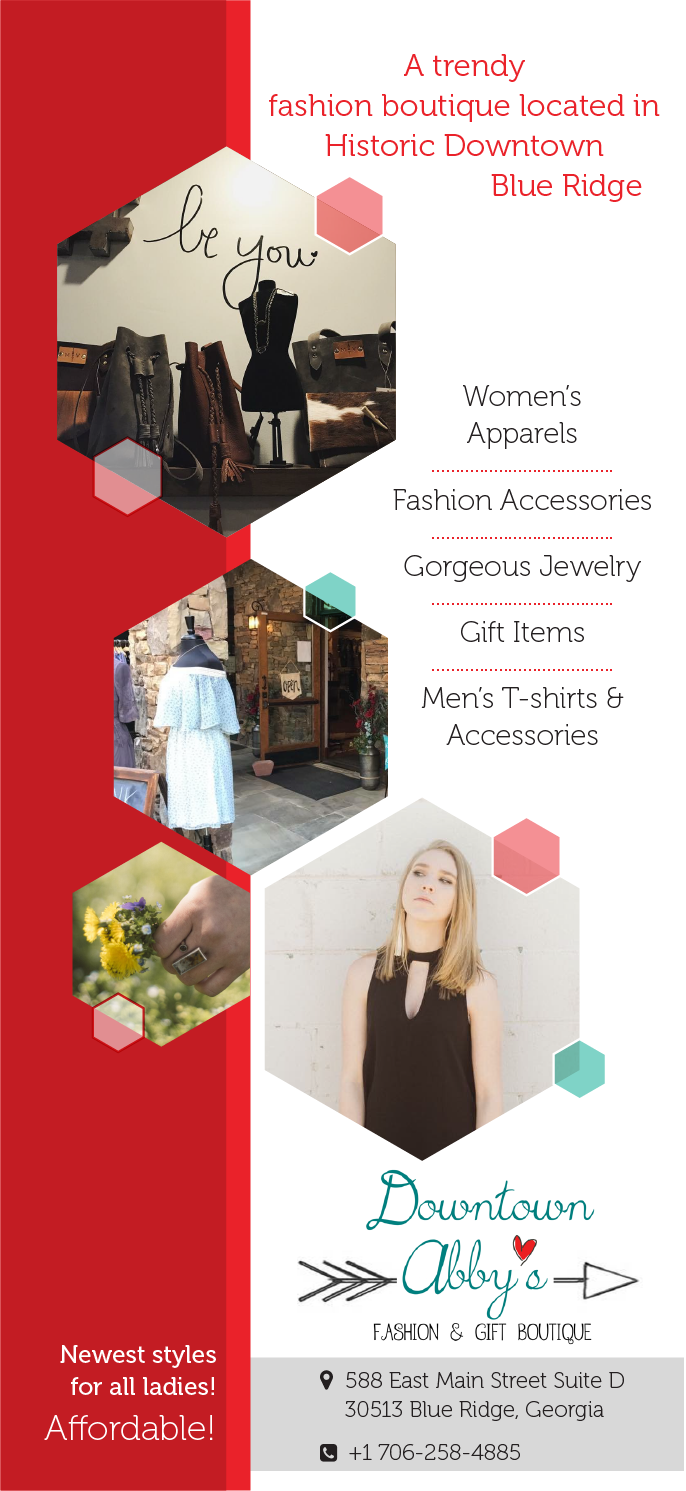 Flyer Design by Akshar Shailesh for Downtown Abby's Fashion & Gift | Design #15204715