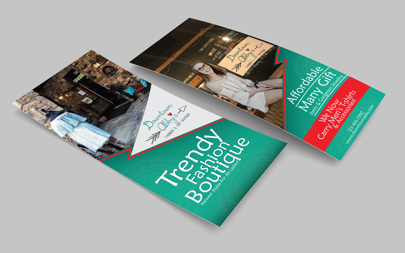 Flyer Design by Impressive Sol for Downtown Abby's Fashion & Gift | Design #15205247