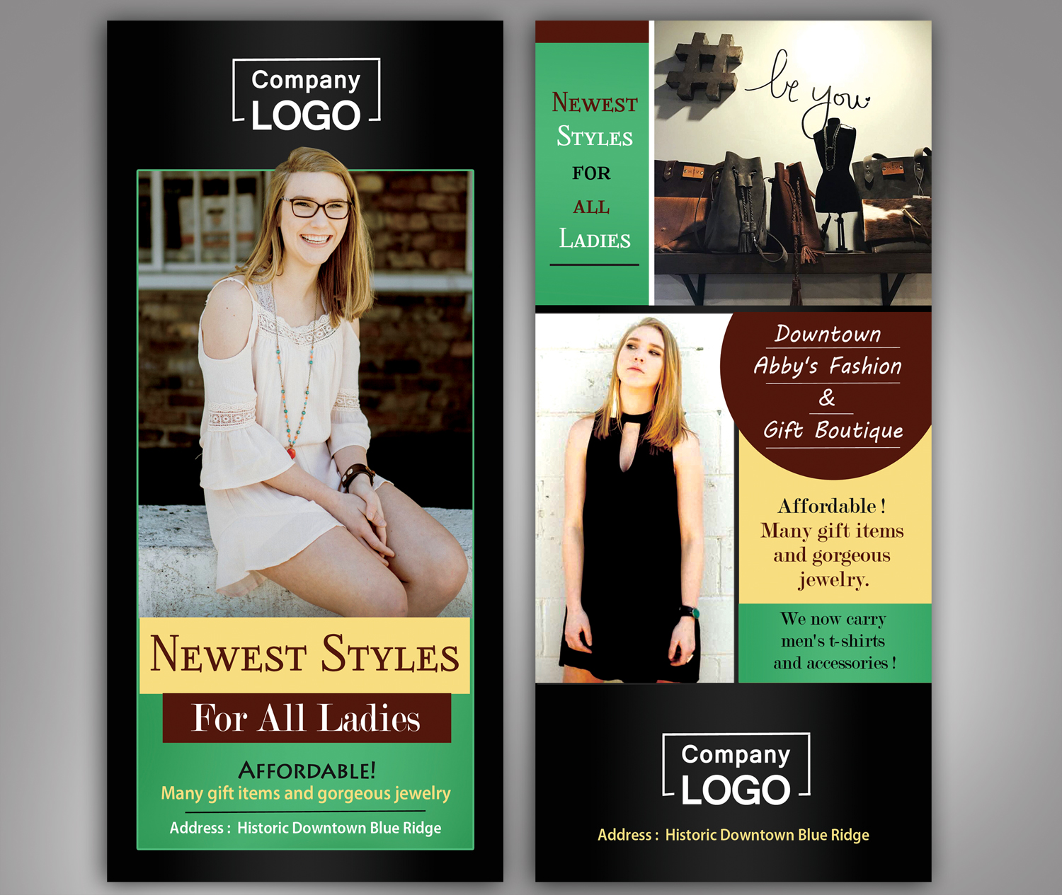 Flyer-Design von Deepak_9_Malhotra für Downtown Abby's Fashion & Gift | Design #15201394
