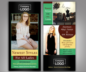 Flyer-Design von Deepak_9_Malhotra für Downtown Abby's Fashion & Gift | Design: #15201394