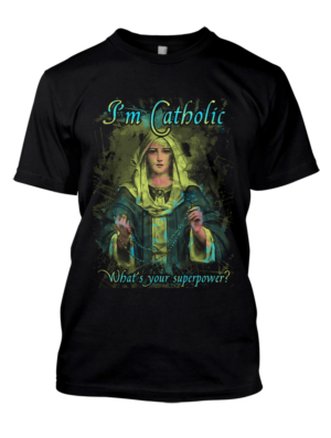 T-shirt Design by Adrian for Queen of Angels Catholic Store | Design: #15223972
