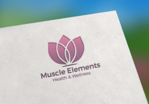 Logo Design by Louie Fuentes for Muscle Elements Health & Wellness | Design #15216166