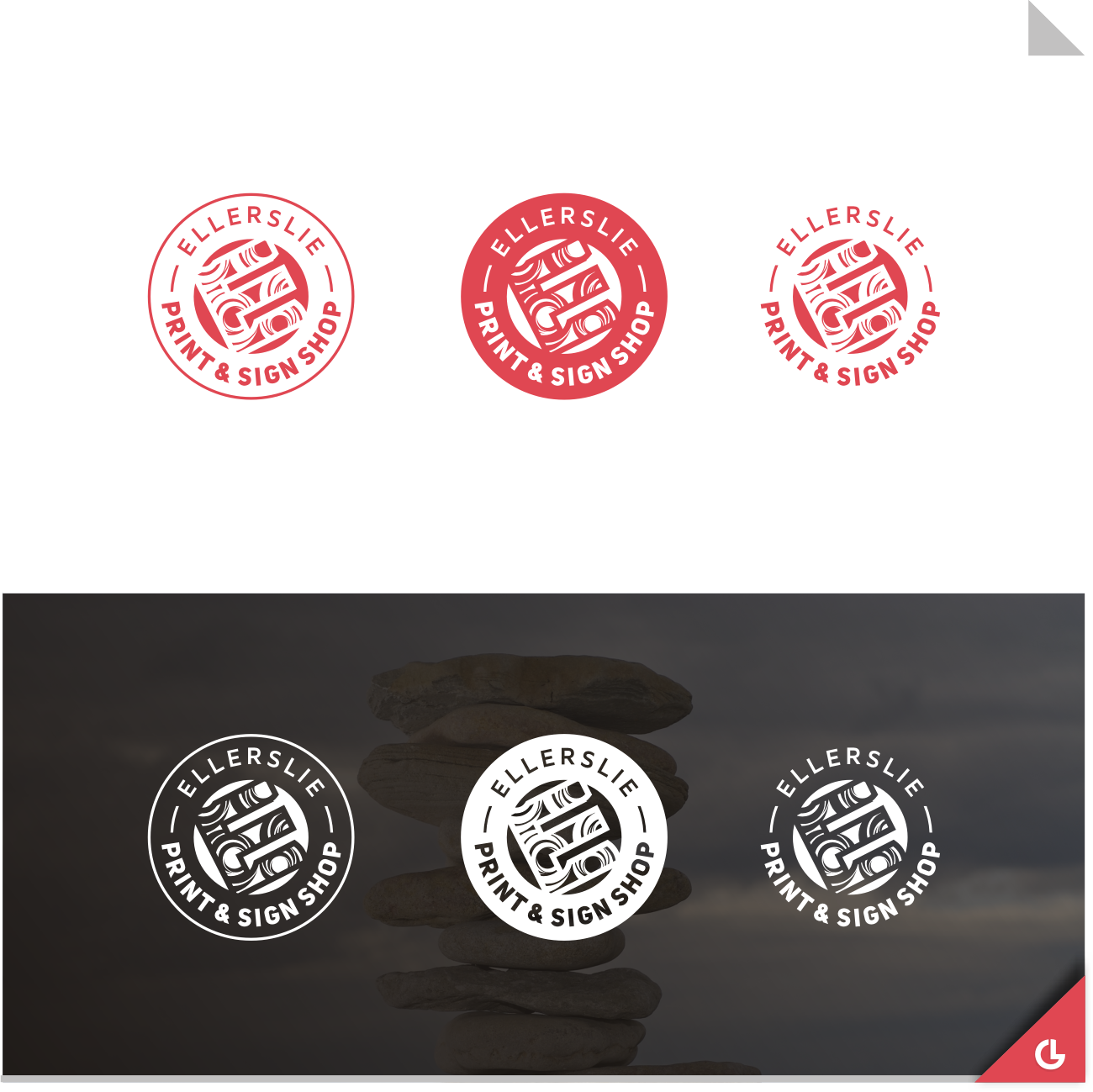 Logo Design by R!CKY for Ellerslie Print & Sign Shop | Design #15290177
