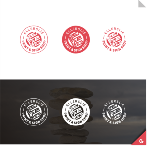 Logo Design by R!CKY for Ellerslie Print & Sign Shop | Design: #15290177