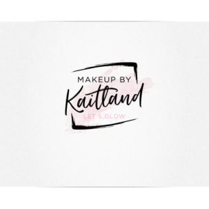 Logo Design by Cherry Pop Design for Makeup By Kaitland | Design: #15215091