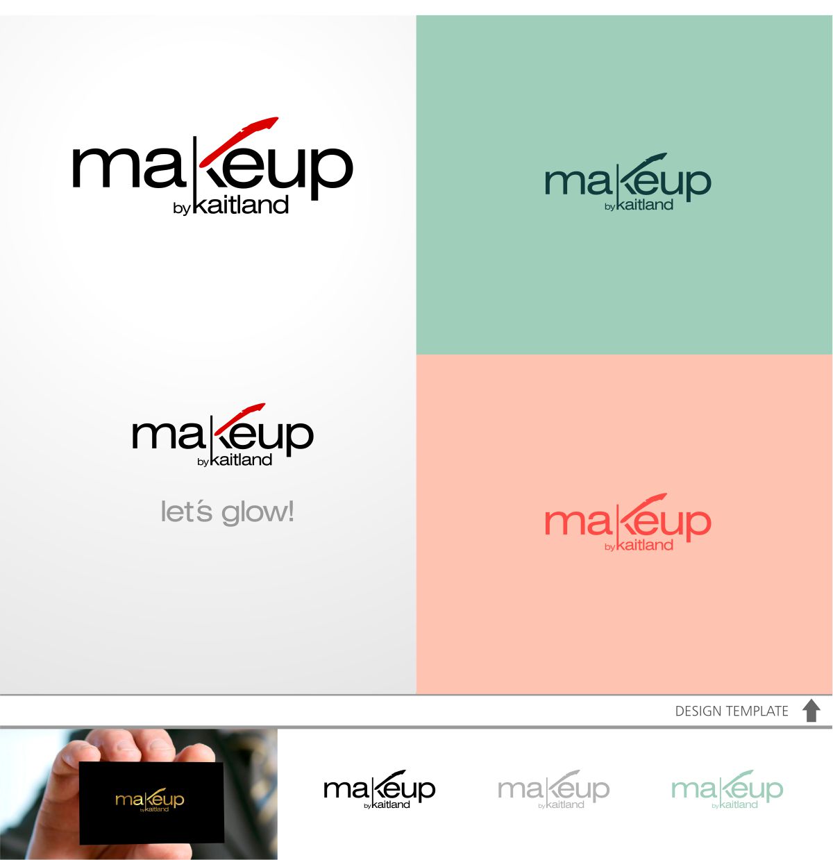 Logo Design by DesignMX (Renan Mejia) for Makeup By Kaitland | Design #15237901