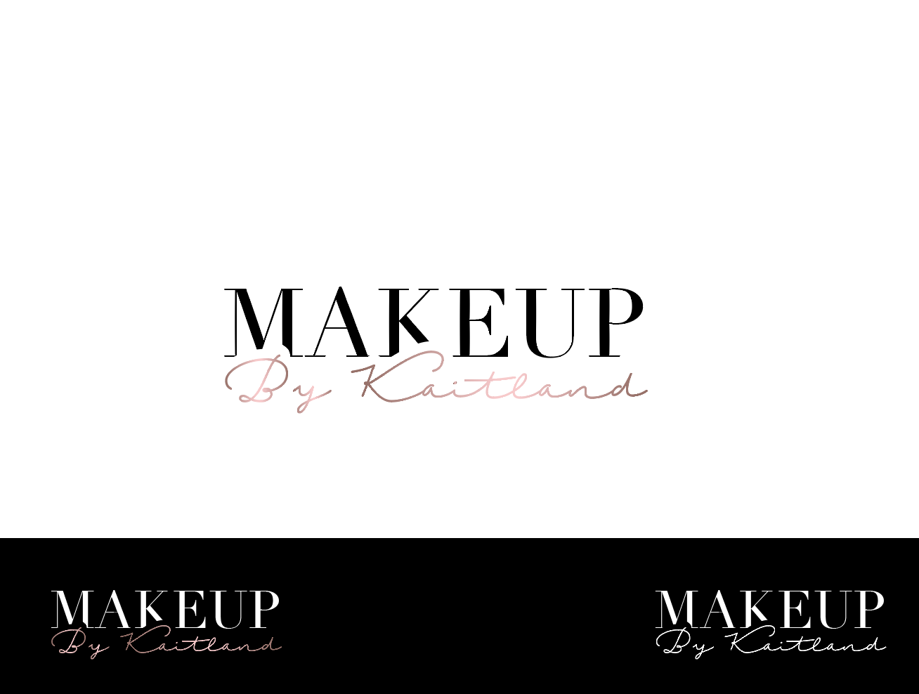 Logo Design by wonderland for Makeup By Kaitland | Design #15203558