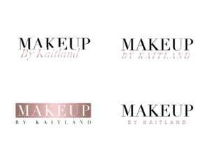 Logo Design by wonderland for Makeup By Kaitland | Design: #15205801