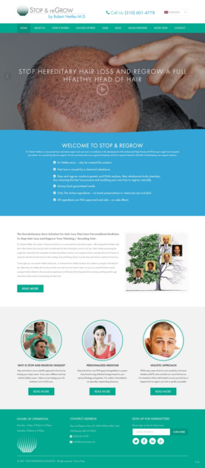 Diseño Web por pb para Stop and reGrow | Diseño: #15206689